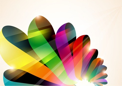 Abstract Colorful Vector Background part 2