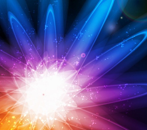 Abstract Colorful Shiny Vector Graphic