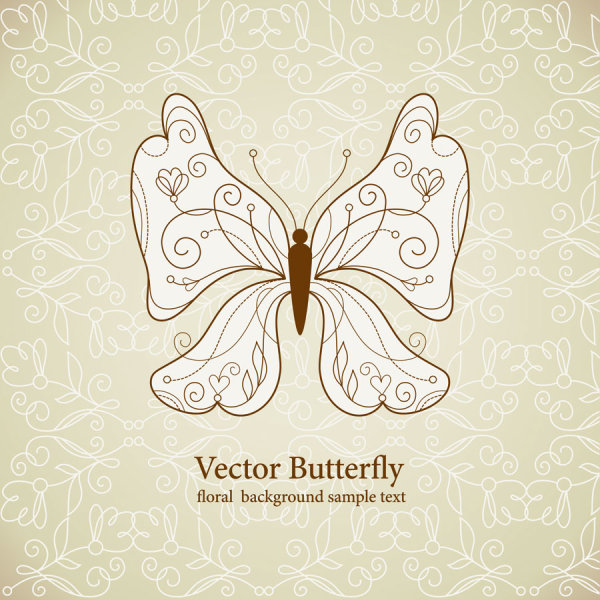 Set of Butterfly vector 05