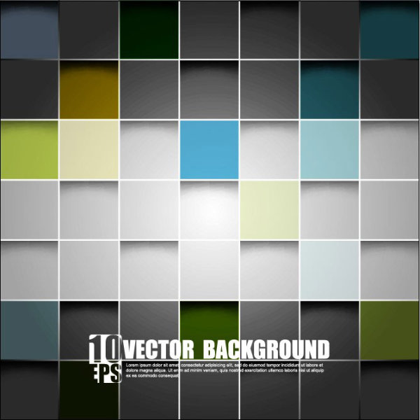 square background vector set 03