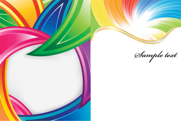 Be riotous with colour lines background vector Graphic