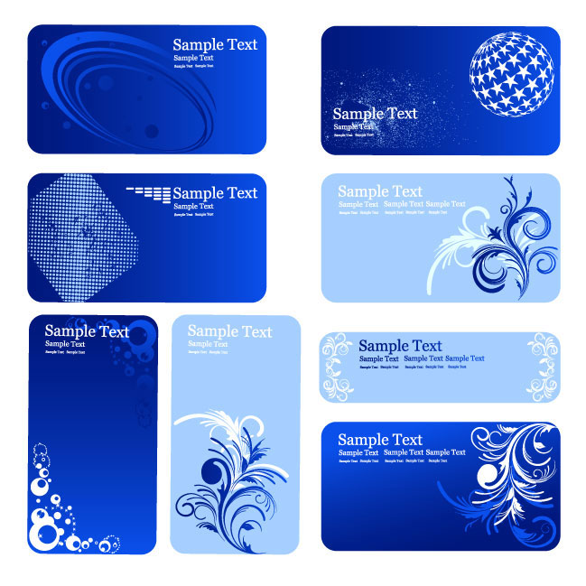 Decorative pattern card background vector