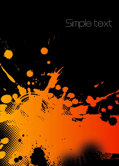 Various style of abstract background vector set 04