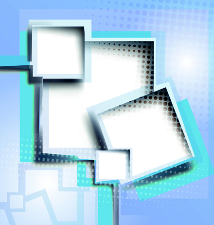 Abstract background with text box vector graphic 02