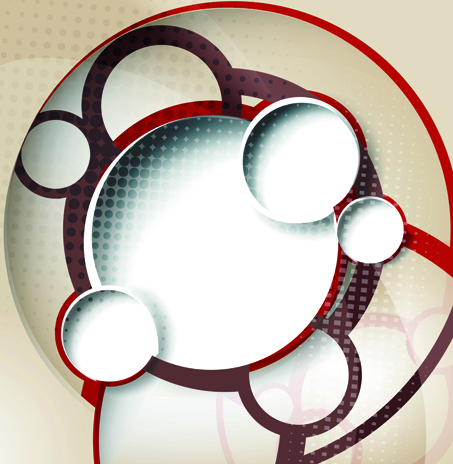 Abstract background with text box vector graphic 03