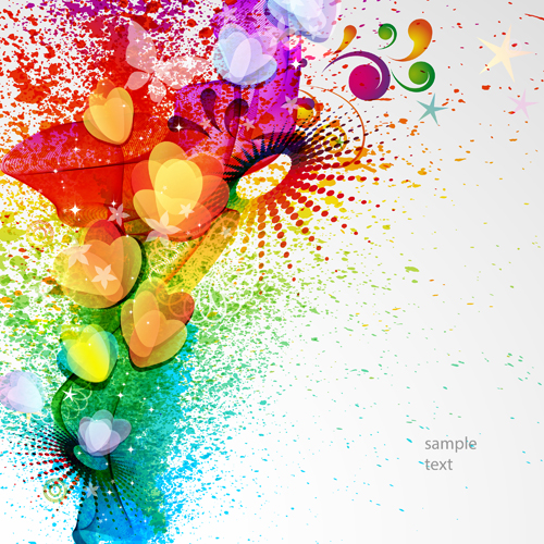 heart elements element background vector background abstract 