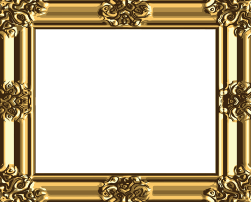 photo frame gold elements element antique 