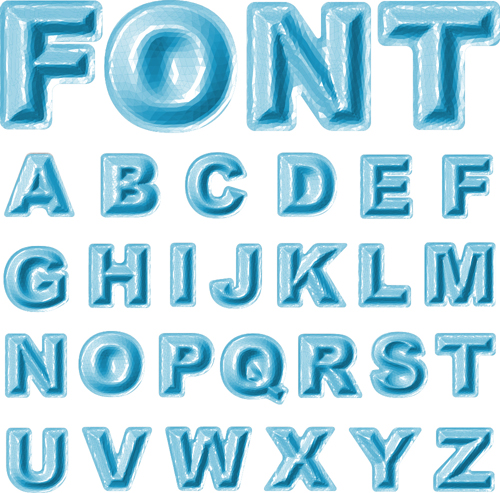 material fonts alphabet 