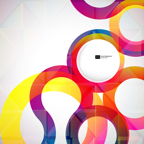colored round abstract background 06 Bright colored round abstract background 06