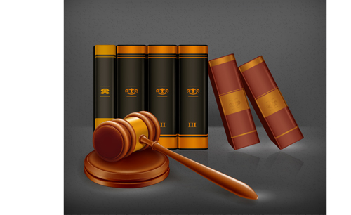 e= Creative law elements vector set 02