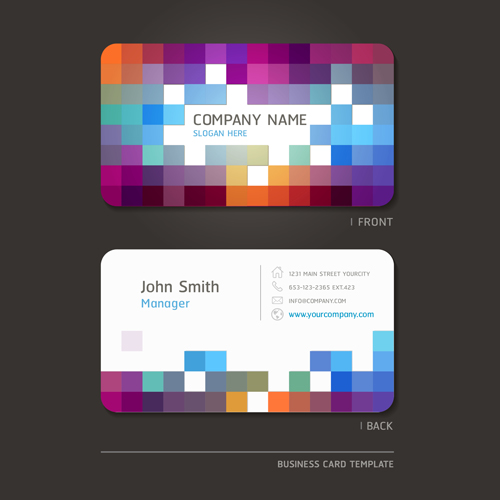 modern Excellent card vector business cards business 