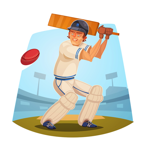 nny cartoon sporting design vector 06 Funny cartoon sporting design vector 06