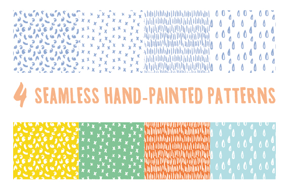 seamless pattern vector pattern Hand drawing cute 