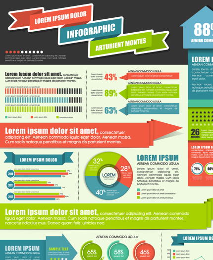 Business Infographic and diagram vector graphics 02