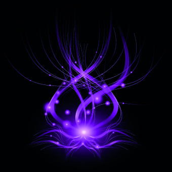 Dynamic light lines background vector set 04