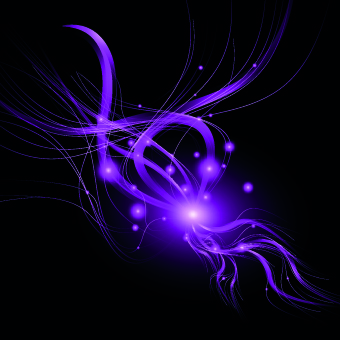Dynamic light lines background vector set 05