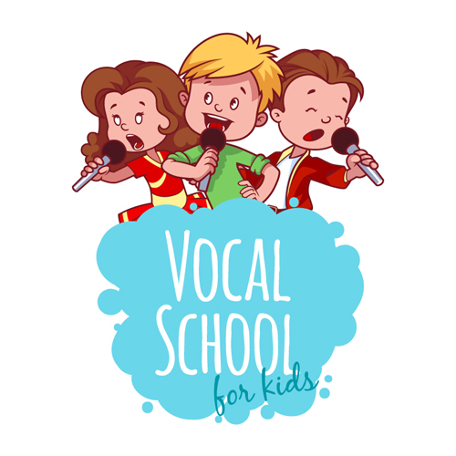 Lovely kids children cartoon graphics vector set 22