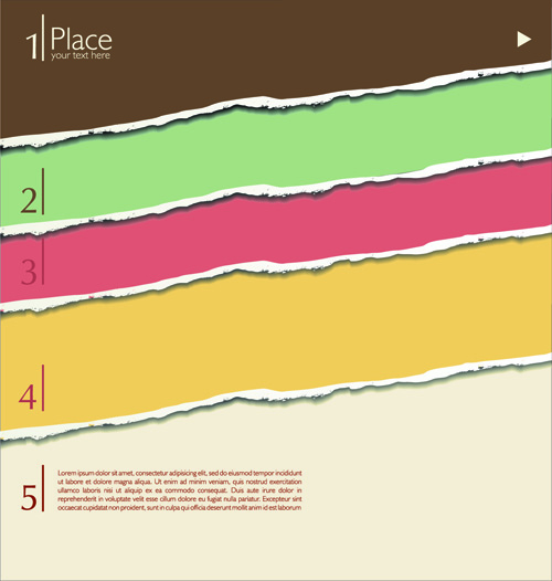 Colored Torn Paper Backgrounds 02