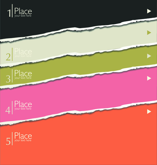 Colored Torn Paper Backgrounds 03