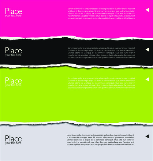 Colored Torn Paper Backgrounds 04