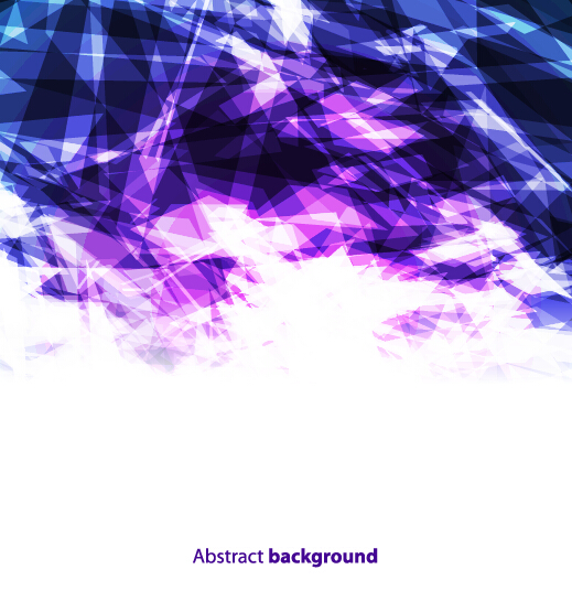 Purple and blue geometric shapes background