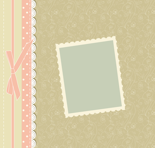 Baby frame backgrounds vector 02