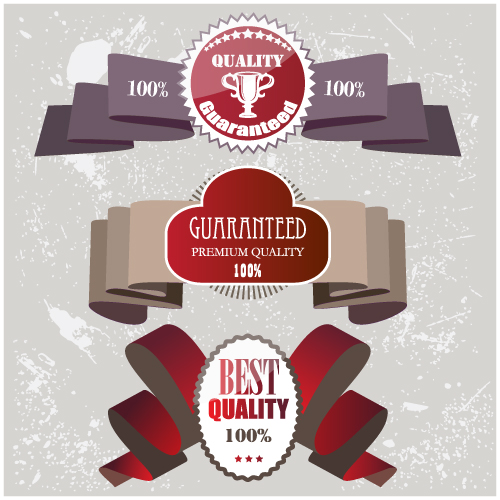 Set of Quality guaranteed vector Labels 01