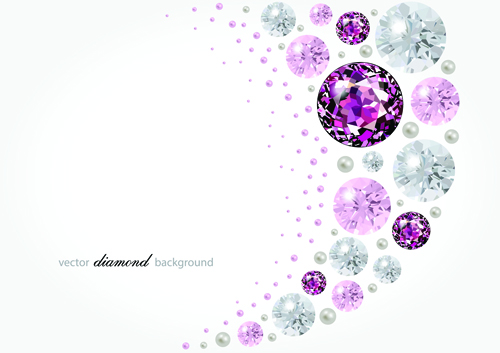 shiny diamonds background 
