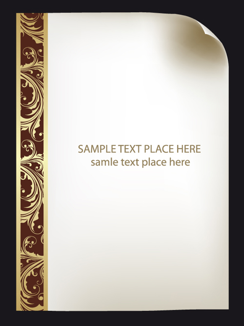 Vintage style Luxury Frame vector set 05