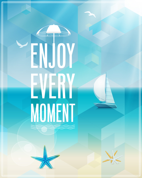 Vintage Summer backgrounds art 04