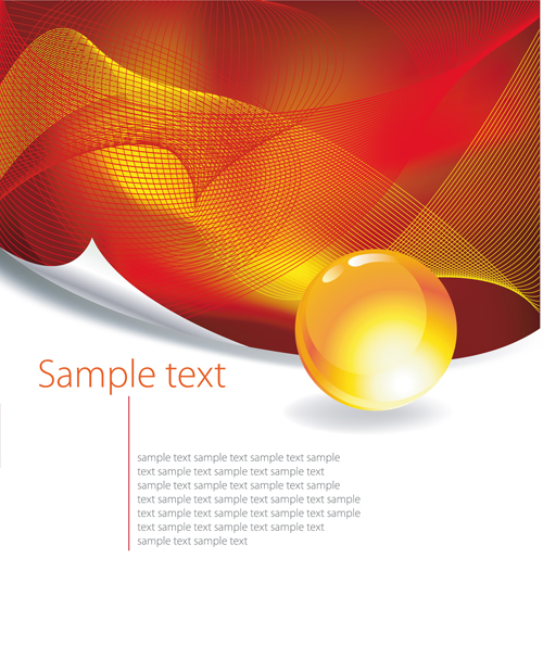 Set of Abstract backgrounds mix vector 02