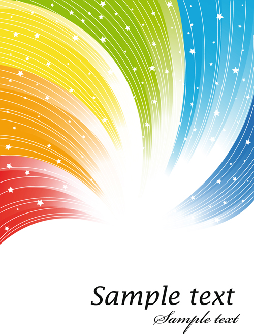 Set of Abstract backgrounds mix vector 04