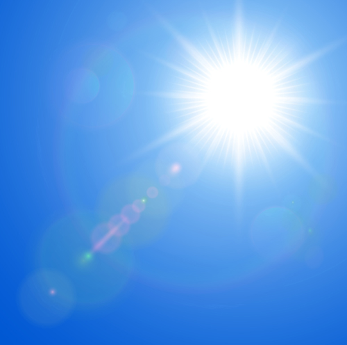 sunny sky blue background vector background 