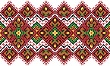 Retro knitting patterns seamless vector material 03 Retro knitting patterns seamless vector material 03