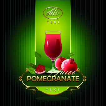 Fresh juice vector background 01