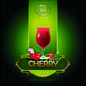 Fresh juice vector background 02