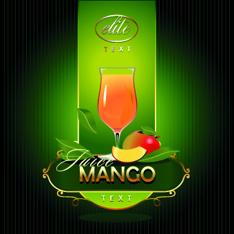 Fresh juice vector background 03