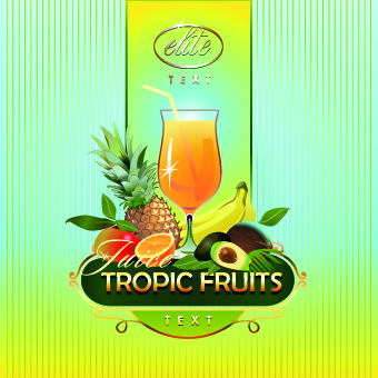 Fresh juice vector background 05