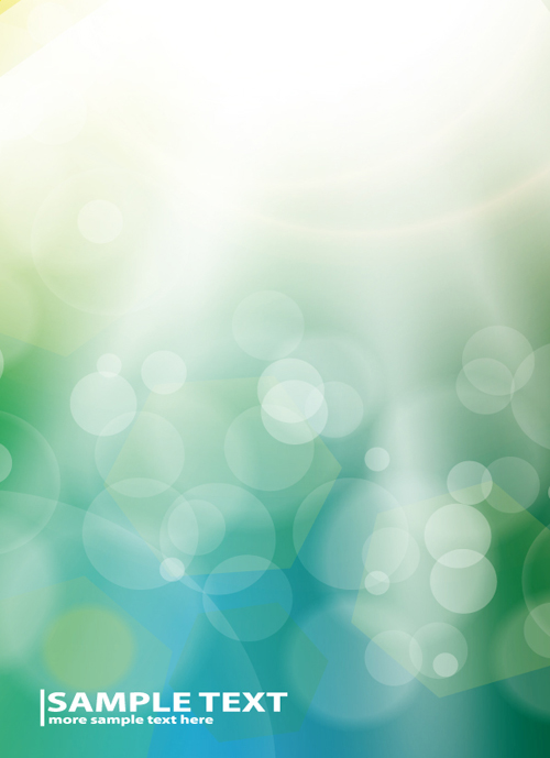 Color backgrounds with light Circle vector 02