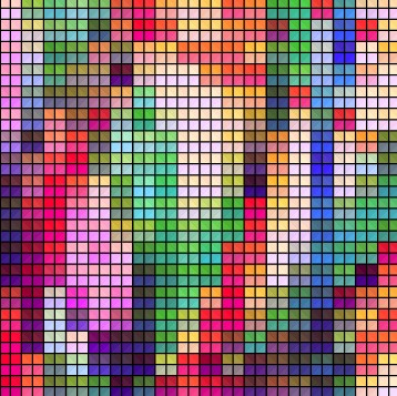 Blurred mosaic colored background art vector 01