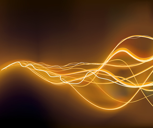 Neon Light beam vector backgrounds set 03
