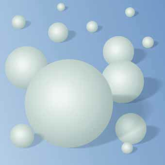 Concept globular background vector 05
