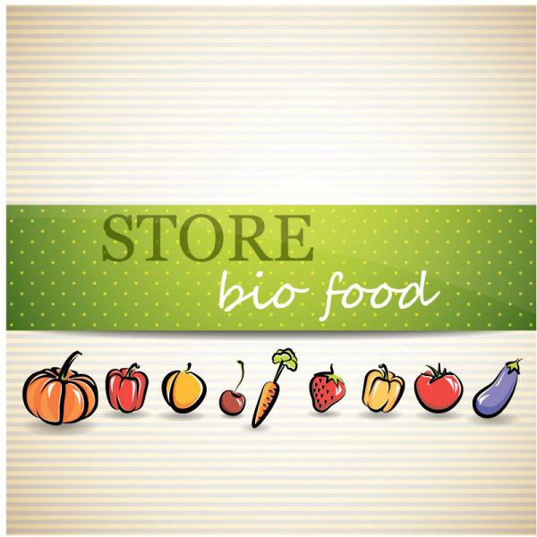 bill of fare vector background 02