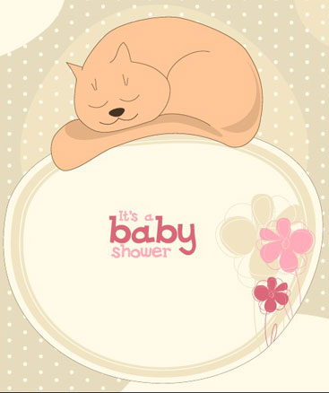 cute cartoon small Animal vector background 01