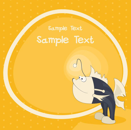 cute cartoon small Animal vector background 04
