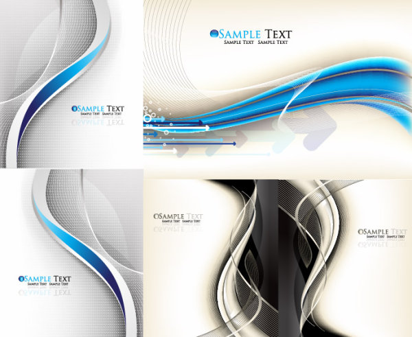 The dynamic lines of the background design elements