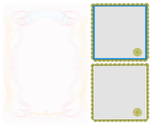 Anti counterfeiting marks backgrounds