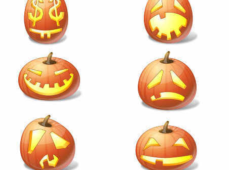 pumpkin halloween emoticons 