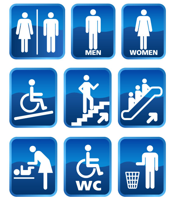 Public warning sign design vector