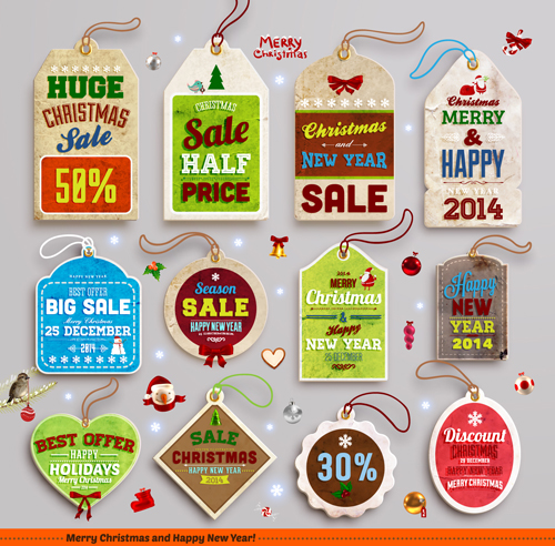 year new year new labels label decor christmas 2014 